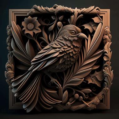 3D модель RELIEFCARVED WOODEN (STL)